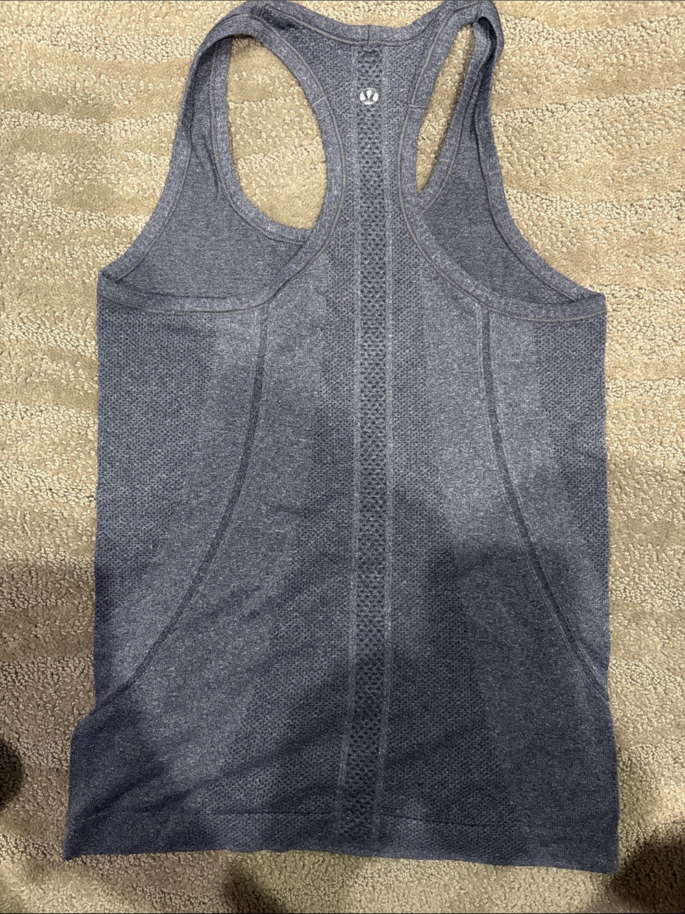 lululemon athletica Dark Gray Racerback Performance Tank size 4